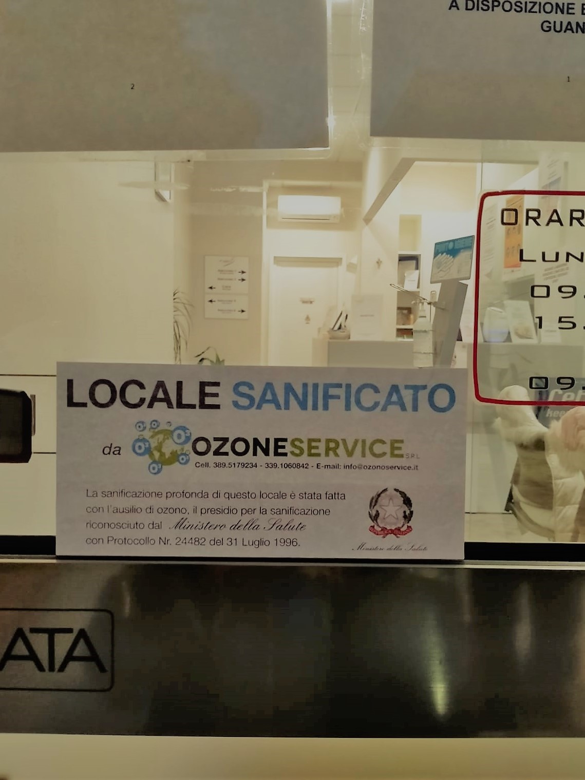 Label locale sanificato 1